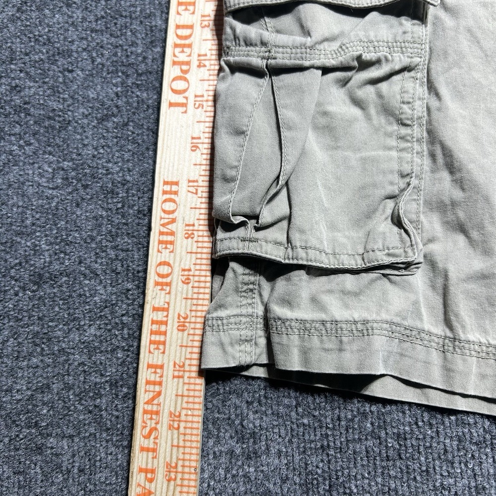 Columbia Men's 38 Cotton Cargo Shorts Beige Flat Front Pockets Button Outdoor - Picture 12 of 14